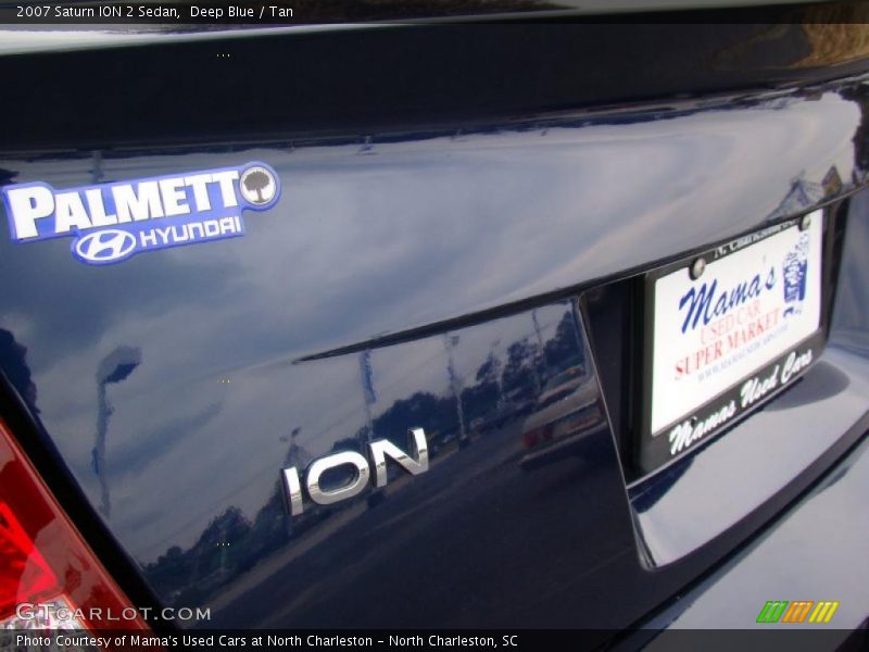 Deep Blue / Tan 2007 Saturn ION 2 Sedan