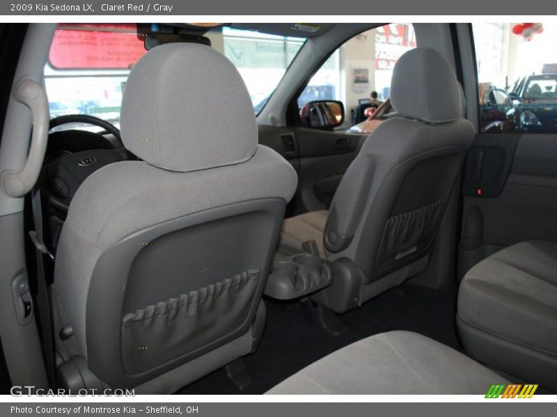 Claret Red / Gray 2009 Kia Sedona LX