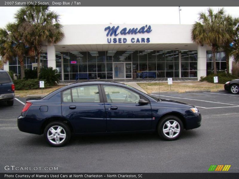 Deep Blue / Tan 2007 Saturn ION 2 Sedan
