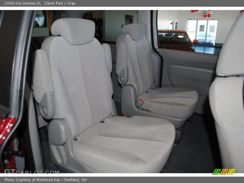 Claret Red / Gray 2009 Kia Sedona LX