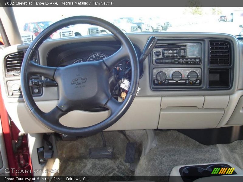Redfire Metallic / Tan/Neutral 2002 Chevrolet Tahoe LS 4x4