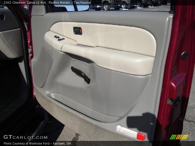 Redfire Metallic / Tan/Neutral 2002 Chevrolet Tahoe LS 4x4