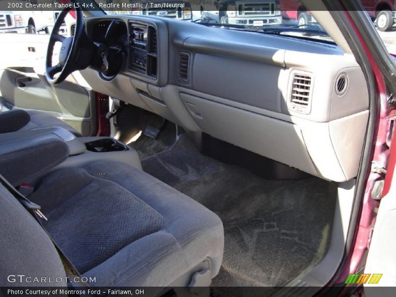 Redfire Metallic / Tan/Neutral 2002 Chevrolet Tahoe LS 4x4