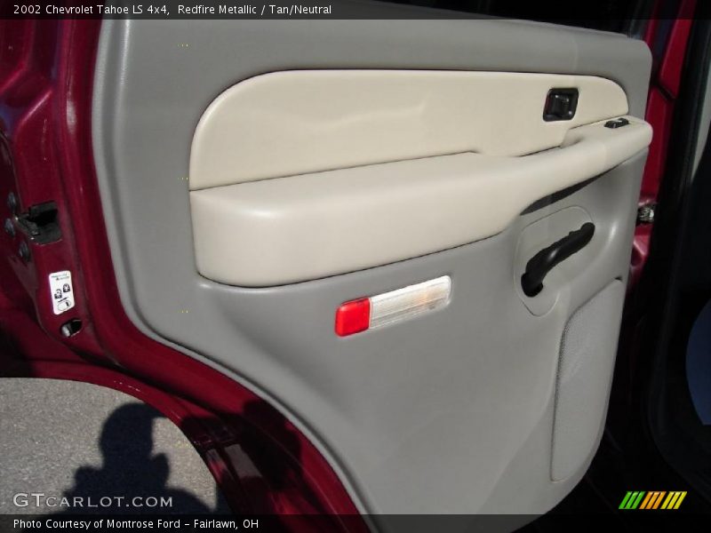 Redfire Metallic / Tan/Neutral 2002 Chevrolet Tahoe LS 4x4