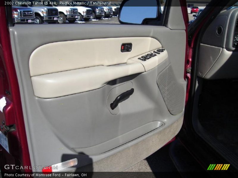 Redfire Metallic / Tan/Neutral 2002 Chevrolet Tahoe LS 4x4