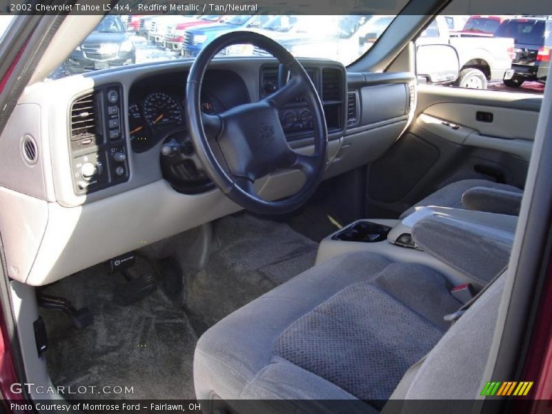 Redfire Metallic / Tan/Neutral 2002 Chevrolet Tahoe LS 4x4