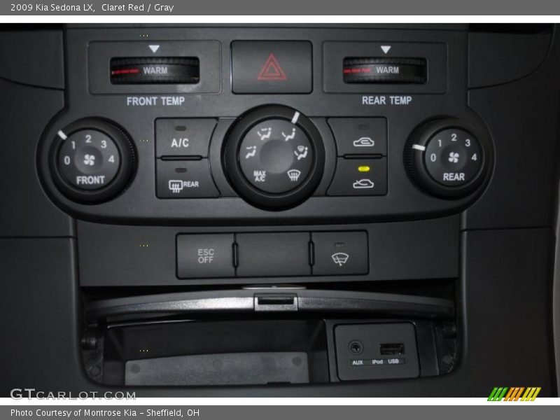 Claret Red / Gray 2009 Kia Sedona LX