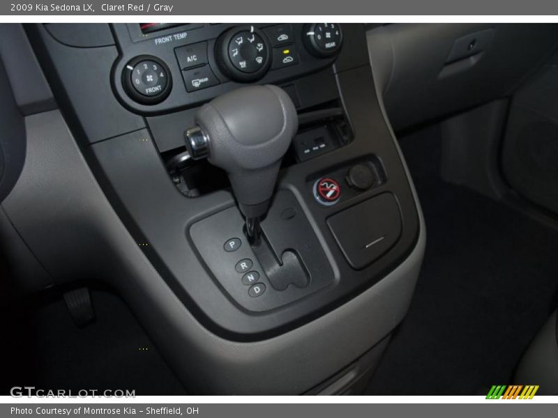 Claret Red / Gray 2009 Kia Sedona LX