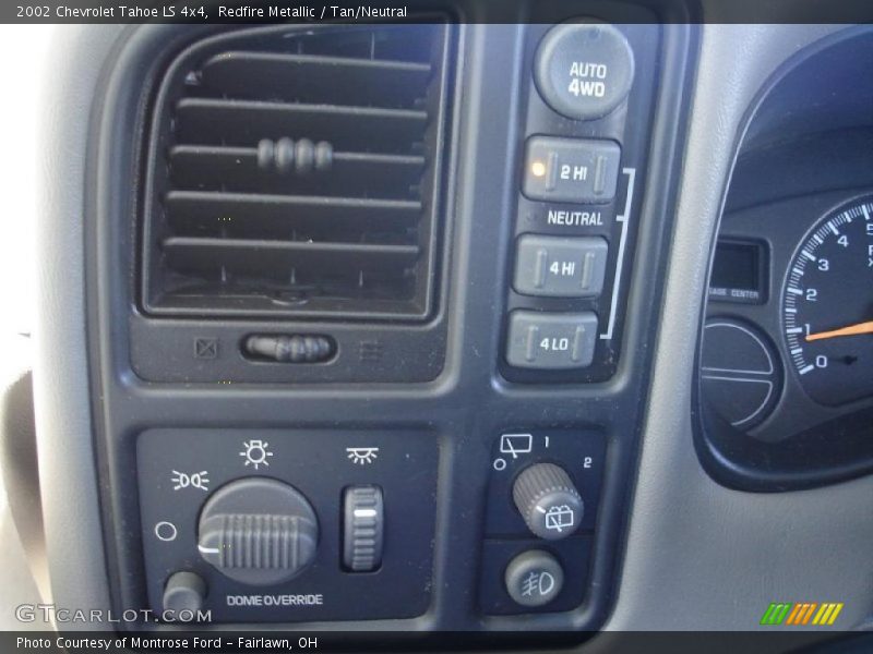 Redfire Metallic / Tan/Neutral 2002 Chevrolet Tahoe LS 4x4