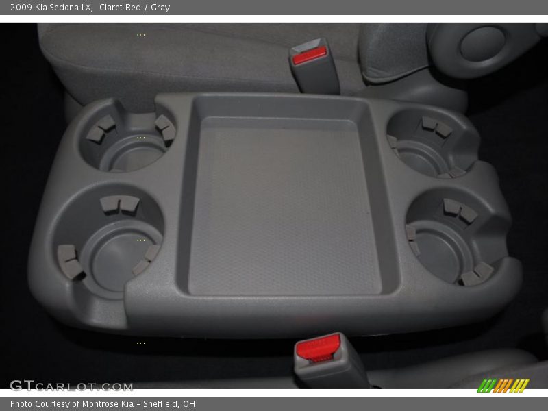 Claret Red / Gray 2009 Kia Sedona LX
