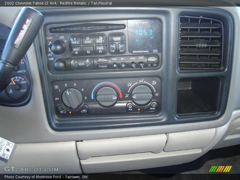 Redfire Metallic / Tan/Neutral 2002 Chevrolet Tahoe LS 4x4