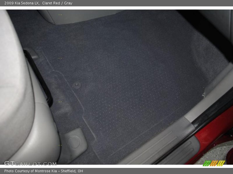 Claret Red / Gray 2009 Kia Sedona LX