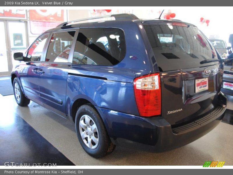 Velvet Blue / Gray 2009 Kia Sedona LX