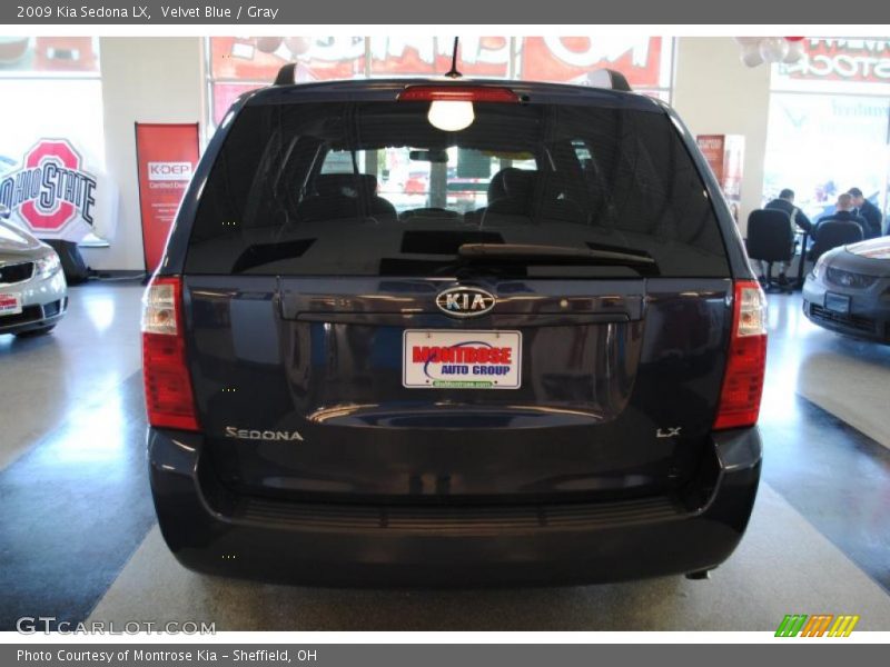 Velvet Blue / Gray 2009 Kia Sedona LX