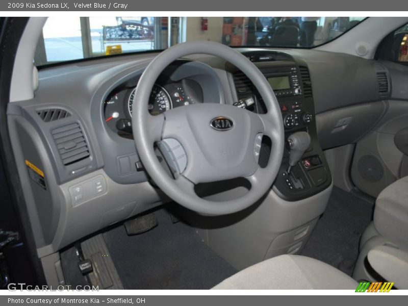 Velvet Blue / Gray 2009 Kia Sedona LX