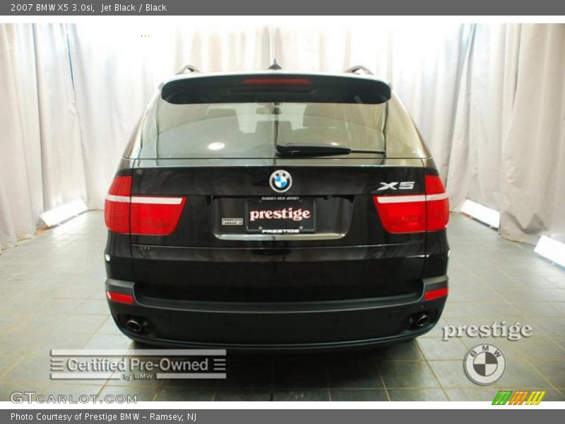 Jet Black / Black 2007 BMW X5 3.0si