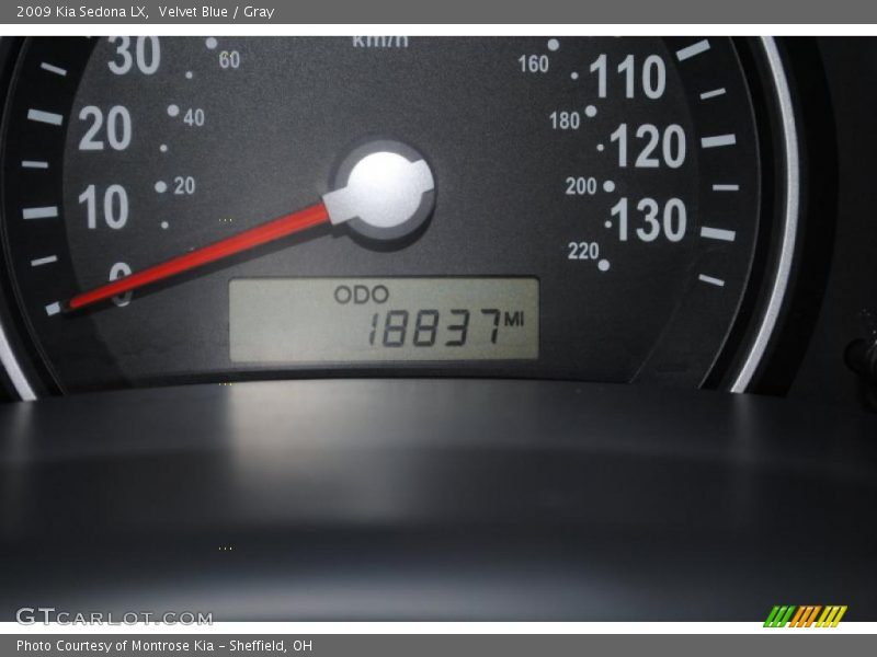 Velvet Blue / Gray 2009 Kia Sedona LX