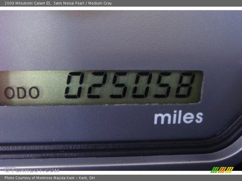Satin Meisai Pearl / Medium Gray 2009 Mitsubishi Galant ES