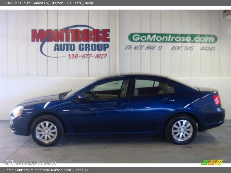 Maizen Blue Pearl / Beige 2009 Mitsubishi Galant ES
