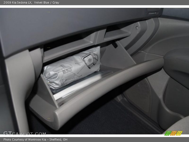 Velvet Blue / Gray 2009 Kia Sedona LX