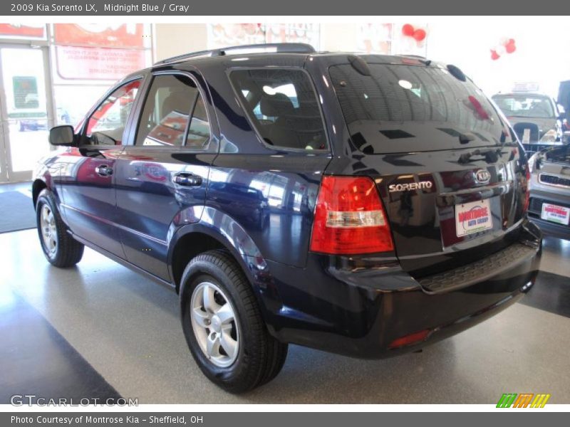 Midnight Blue / Gray 2009 Kia Sorento LX