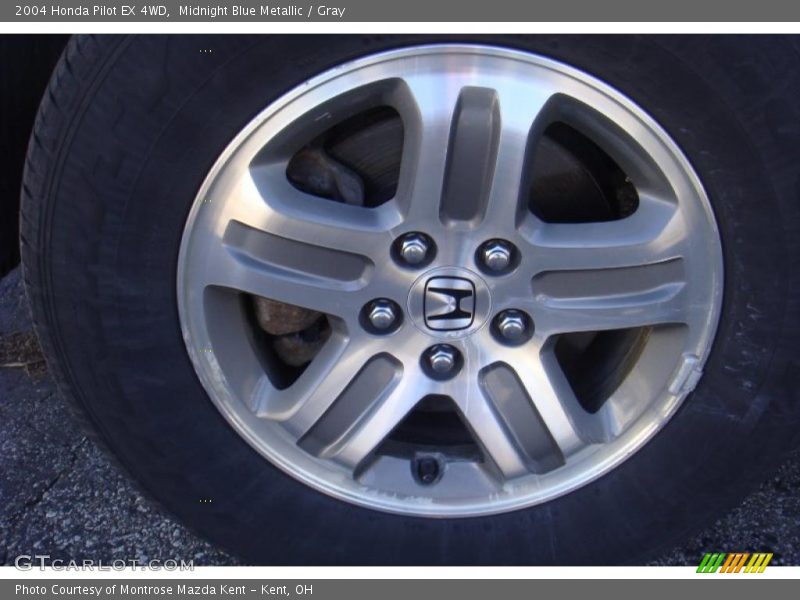 Midnight Blue Metallic / Gray 2004 Honda Pilot EX 4WD