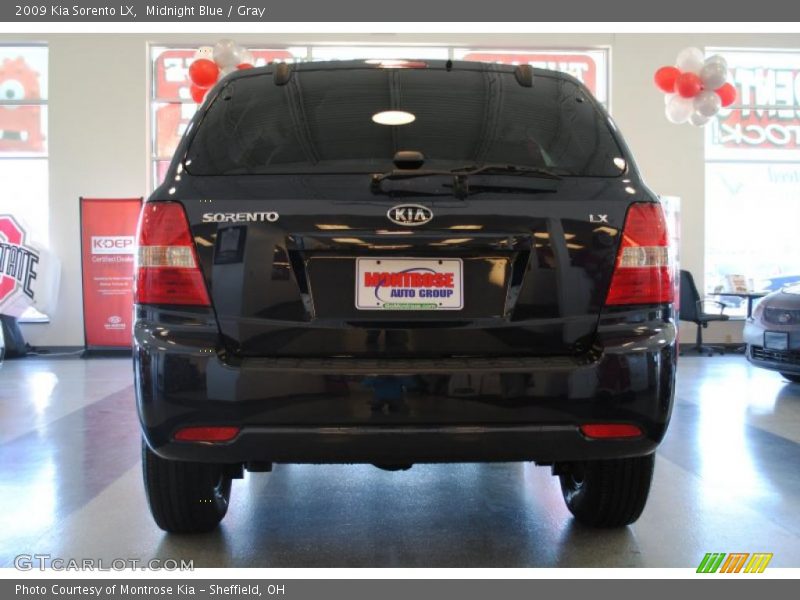 Midnight Blue / Gray 2009 Kia Sorento LX