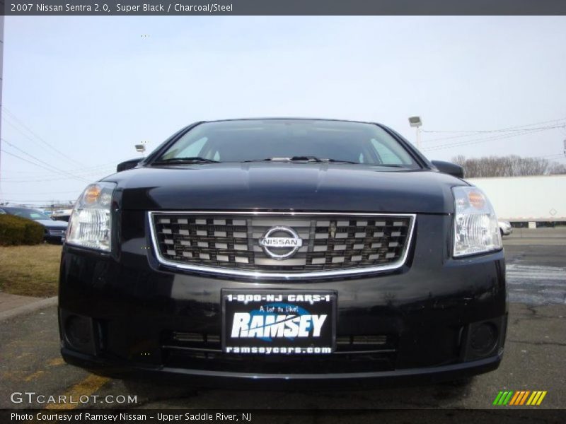Super Black / Charcoal/Steel 2007 Nissan Sentra 2.0