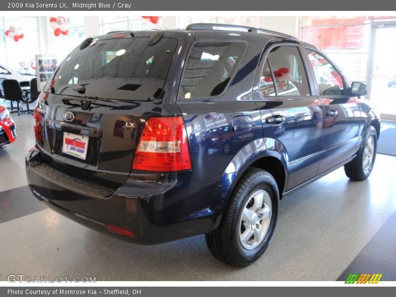 Midnight Blue / Gray 2009 Kia Sorento LX