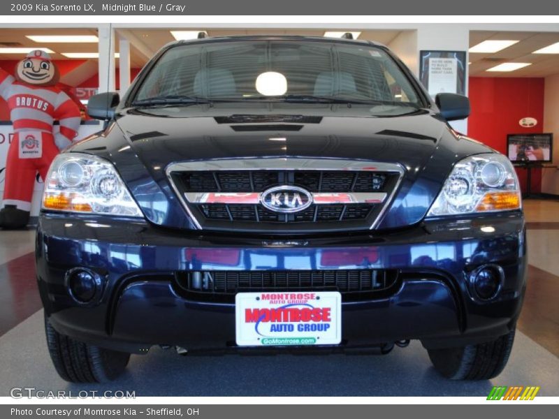 Midnight Blue / Gray 2009 Kia Sorento LX