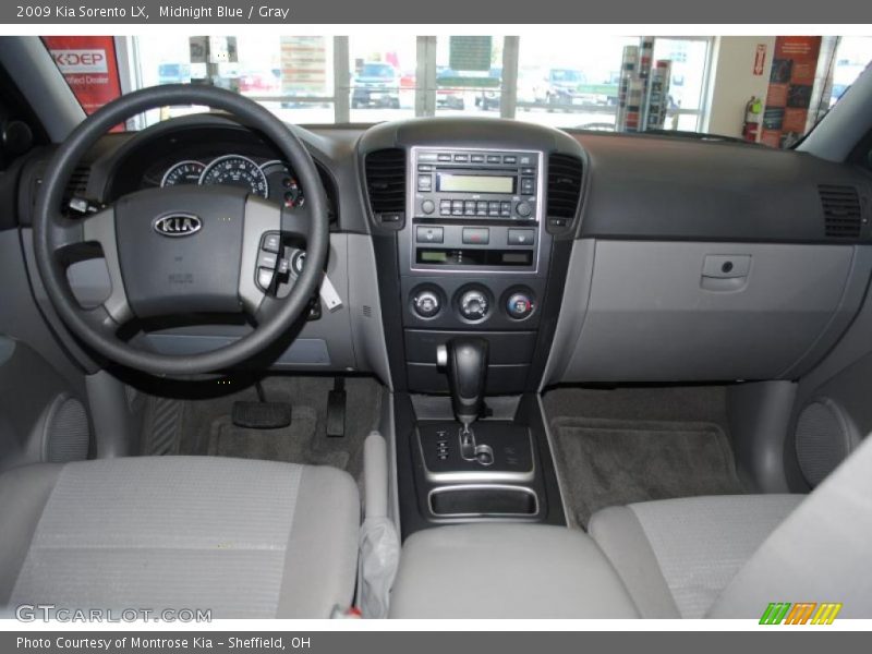 Midnight Blue / Gray 2009 Kia Sorento LX