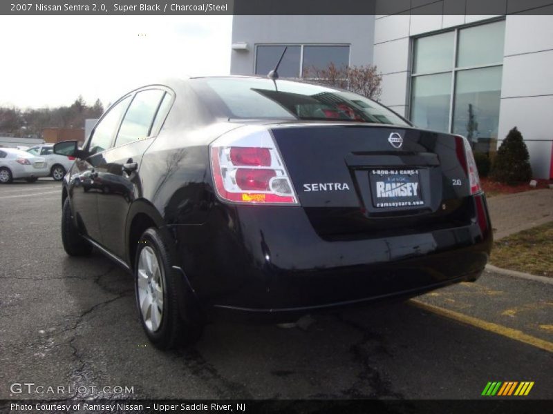 Super Black / Charcoal/Steel 2007 Nissan Sentra 2.0