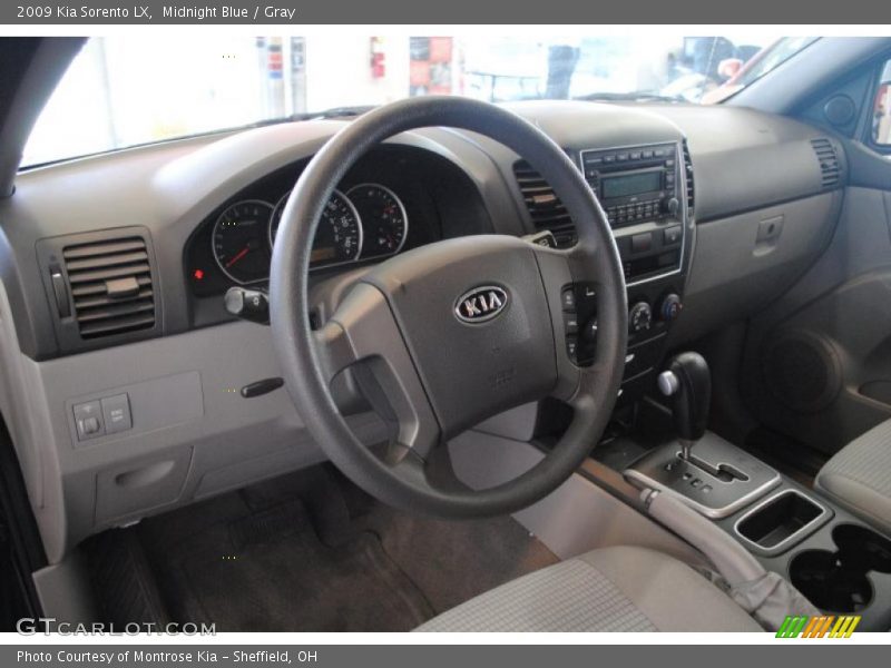 Midnight Blue / Gray 2009 Kia Sorento LX