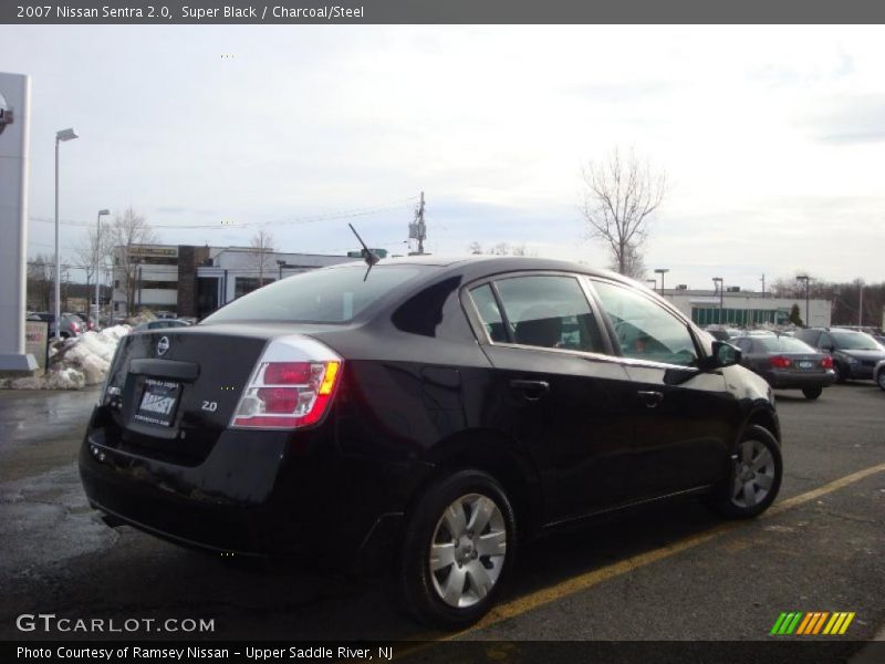 Super Black / Charcoal/Steel 2007 Nissan Sentra 2.0