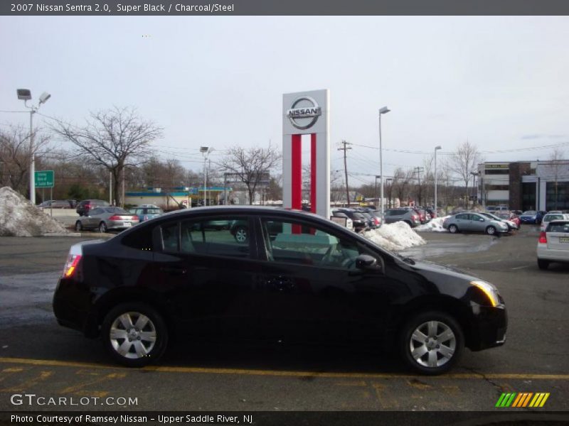 Super Black / Charcoal/Steel 2007 Nissan Sentra 2.0