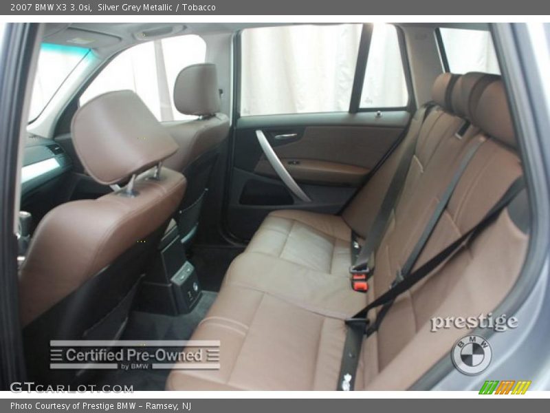 Silver Grey Metallic / Tobacco 2007 BMW X3 3.0si