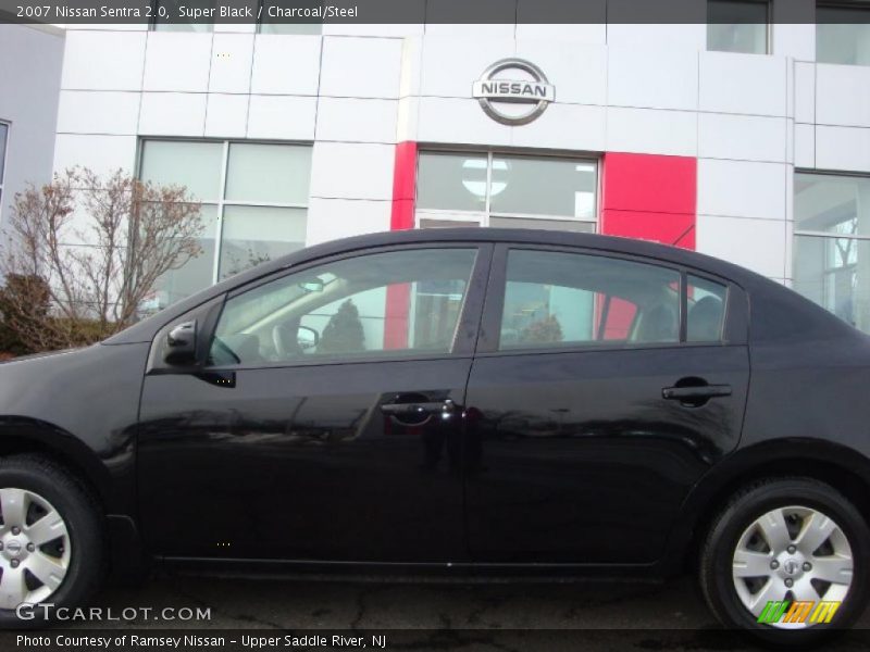Super Black / Charcoal/Steel 2007 Nissan Sentra 2.0