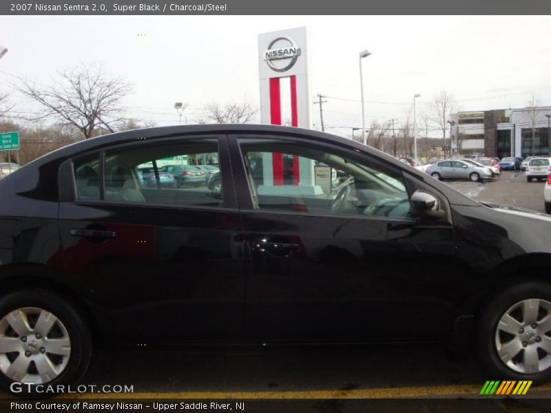 Super Black / Charcoal/Steel 2007 Nissan Sentra 2.0