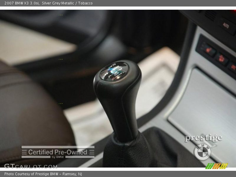 Silver Grey Metallic / Tobacco 2007 BMW X3 3.0si