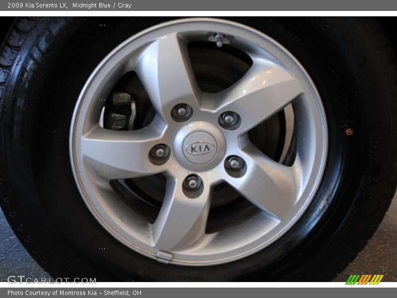 Midnight Blue / Gray 2009 Kia Sorento LX