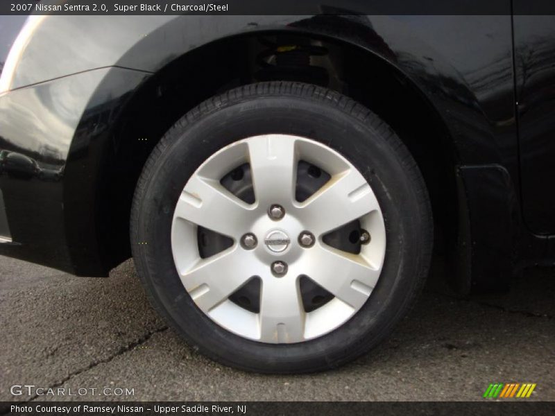 Super Black / Charcoal/Steel 2007 Nissan Sentra 2.0