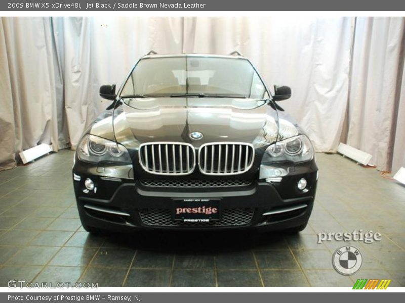 Jet Black / Saddle Brown Nevada Leather 2009 BMW X5 xDrive48i
