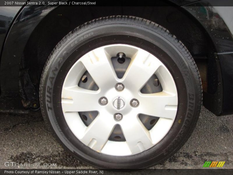Super Black / Charcoal/Steel 2007 Nissan Sentra 2.0