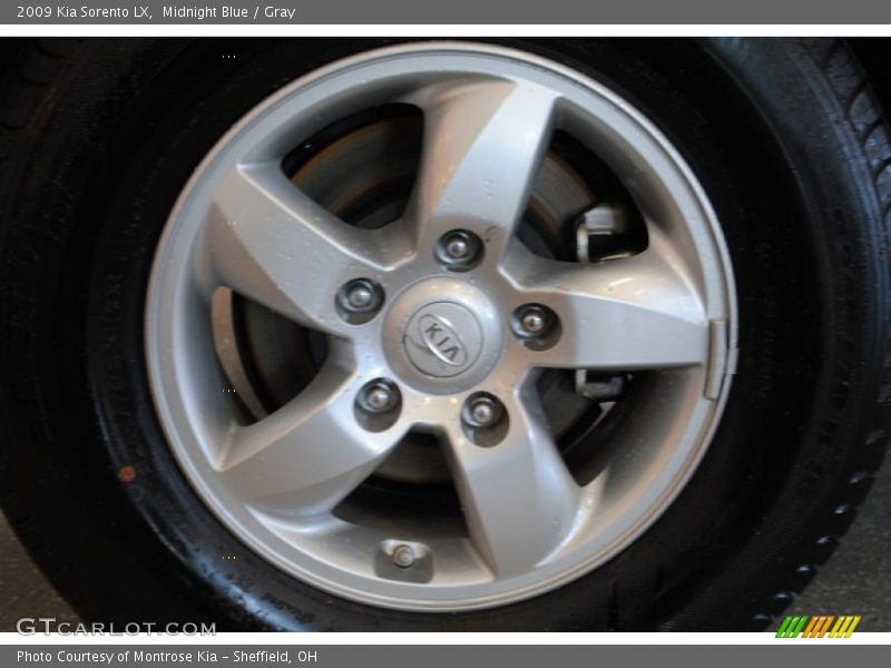 Midnight Blue / Gray 2009 Kia Sorento LX
