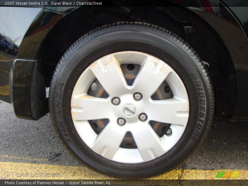 Super Black / Charcoal/Steel 2007 Nissan Sentra 2.0