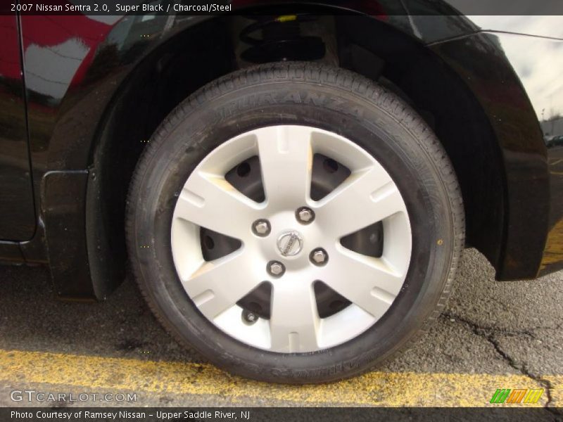 Super Black / Charcoal/Steel 2007 Nissan Sentra 2.0