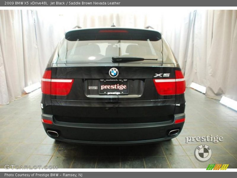 Jet Black / Saddle Brown Nevada Leather 2009 BMW X5 xDrive48i