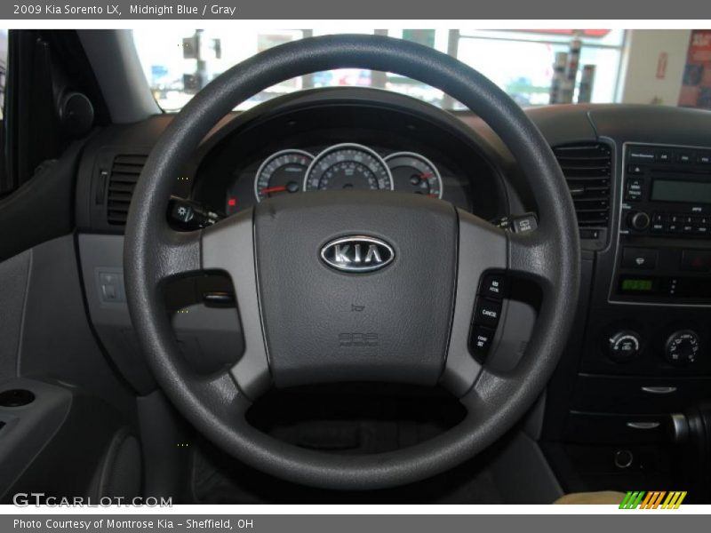 Midnight Blue / Gray 2009 Kia Sorento LX