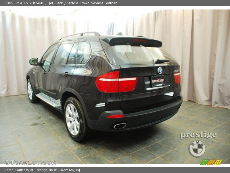 Jet Black / Saddle Brown Nevada Leather 2009 BMW X5 xDrive48i