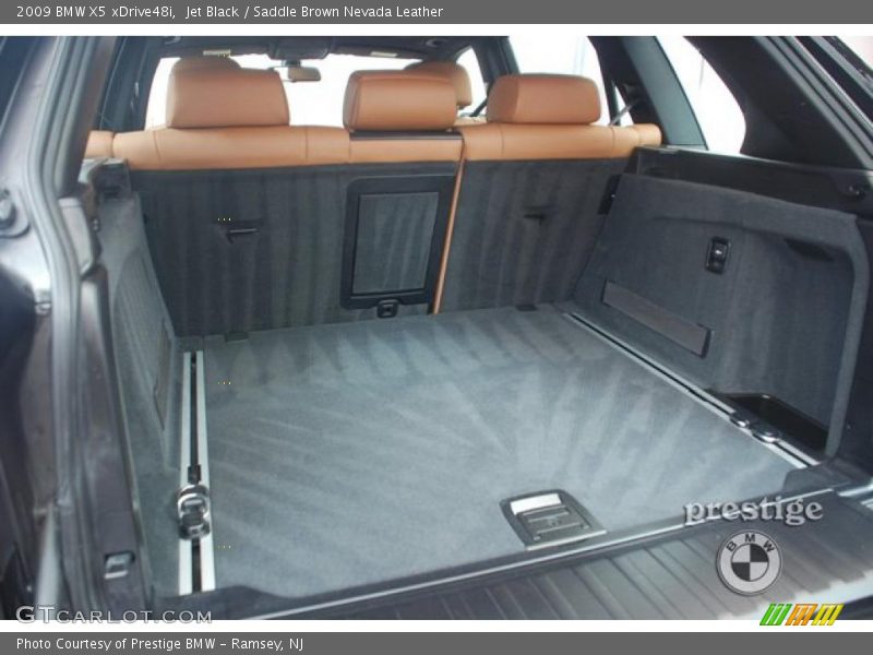 Jet Black / Saddle Brown Nevada Leather 2009 BMW X5 xDrive48i